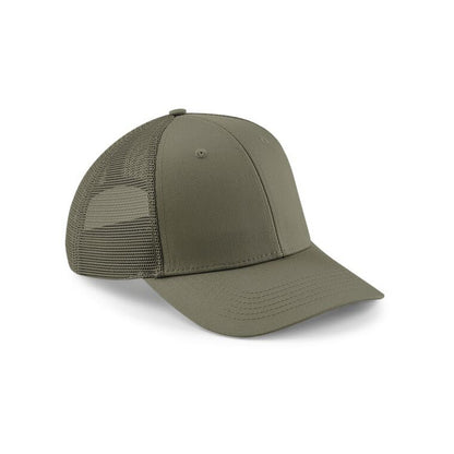 Olive Green - Front - Beechfield Urbanwear Trucker Cap