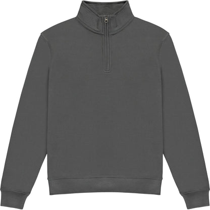 Dark Grey - Front - Kustom Kit Mens Quarter Zip Sweatshirt