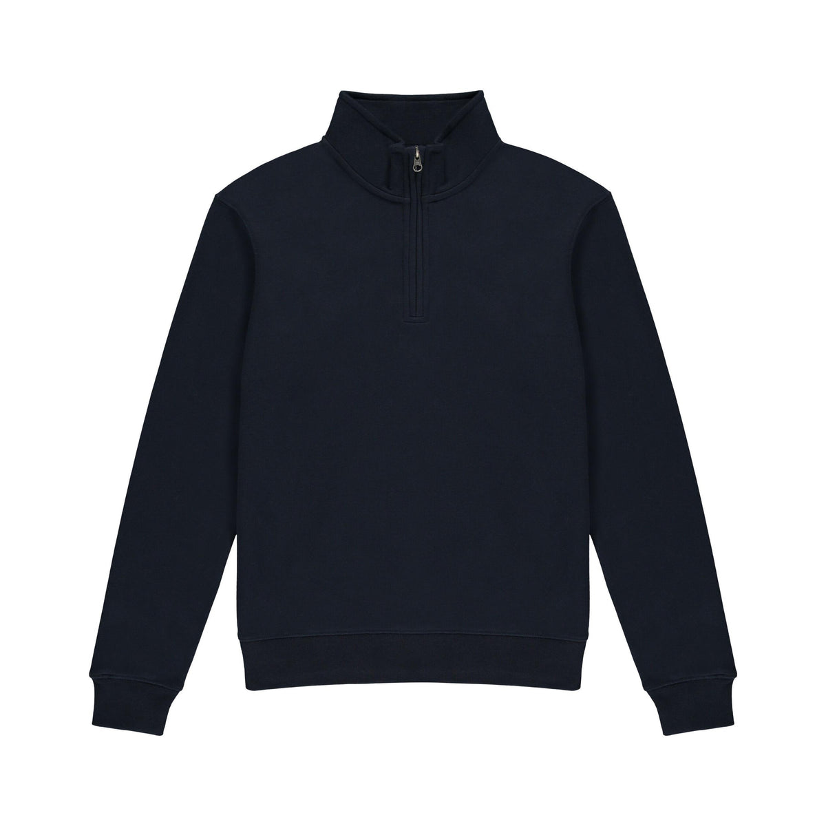 Navy - Front - Kustom Kit Mens Quarter Zip Sweatshirt