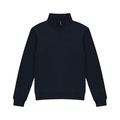 Navy - Front - Kustom Kit Mens Quarter Zip Sweatshirt