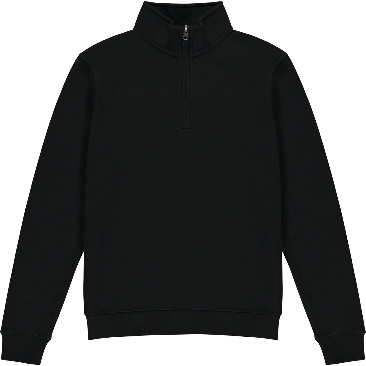 Black - Front - Kustom Kit Mens Quarter Zip Sweatshirt