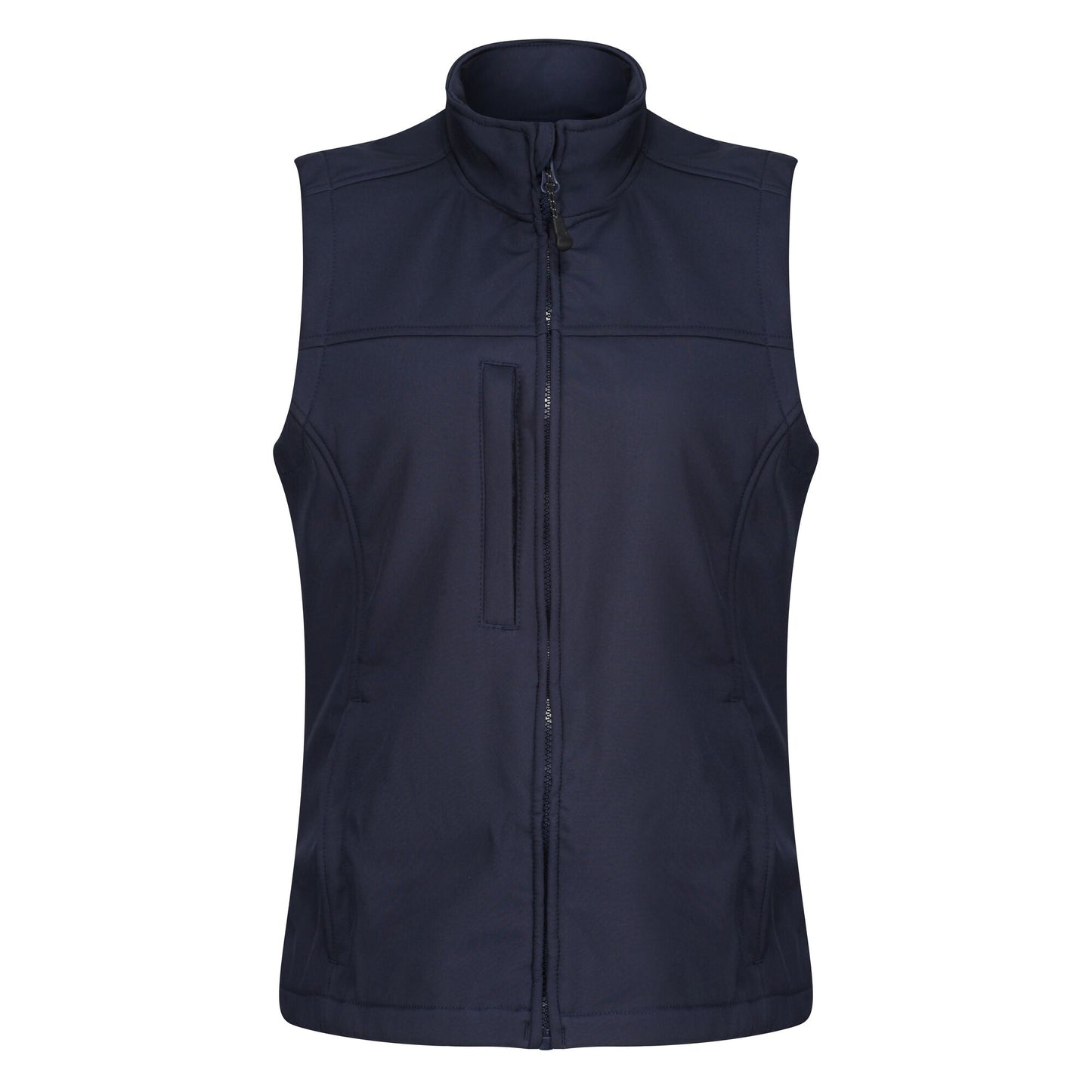 Navy-Navy - Front - Regatta Womens-Ladies Flux Softshell Gilet