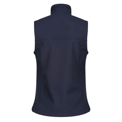Navy-Navy - Back - Regatta Womens-Ladies Flux Softshell Gilet