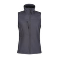 Seal Grey - Front - Regatta Womens-Ladies Flux Softshell Gilet