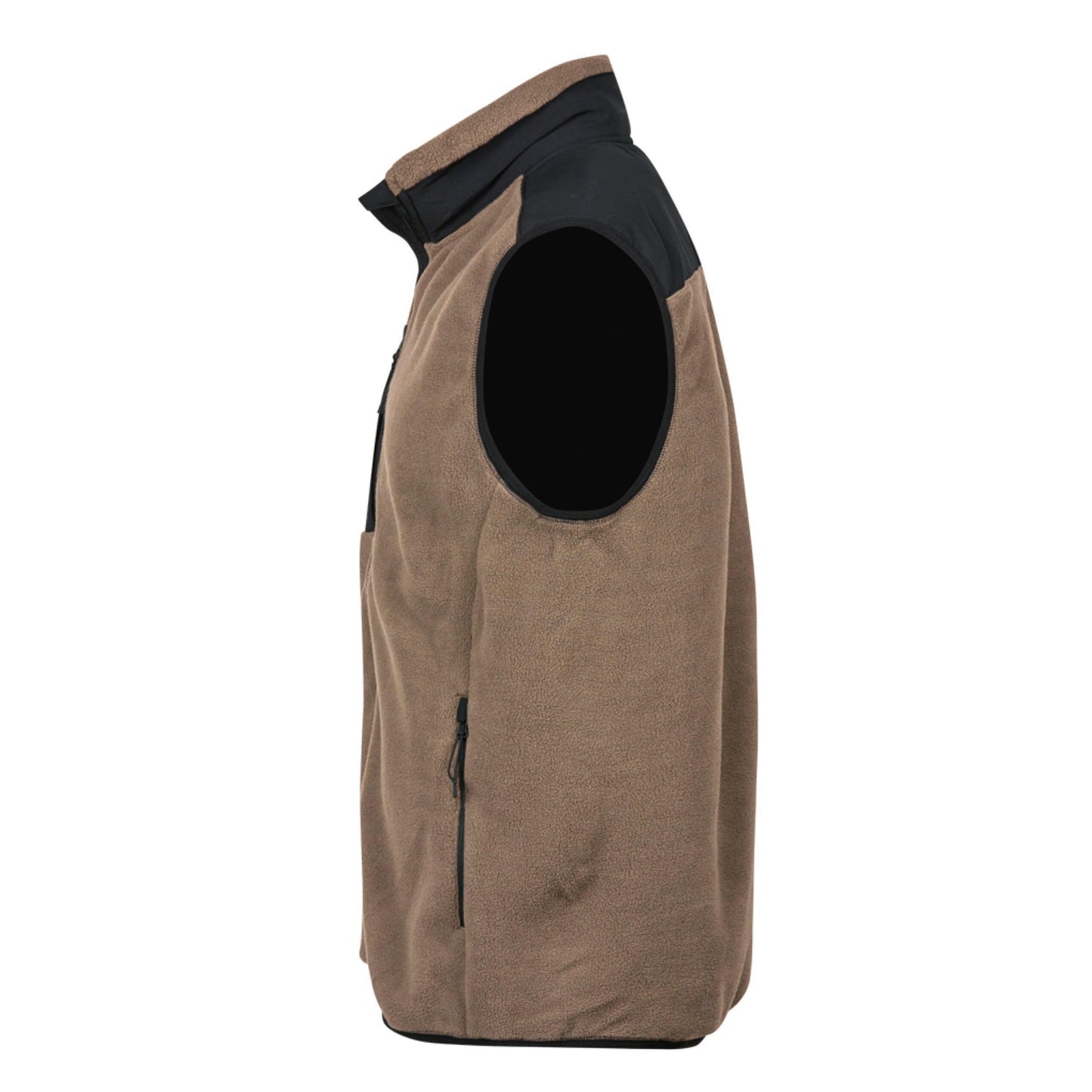 Clay-Black - Lifestyle - Tee Jays Mens Mountain Fleece Body Warmer
