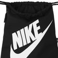 Black - Close up - Nike Heritage Drawstring Bag