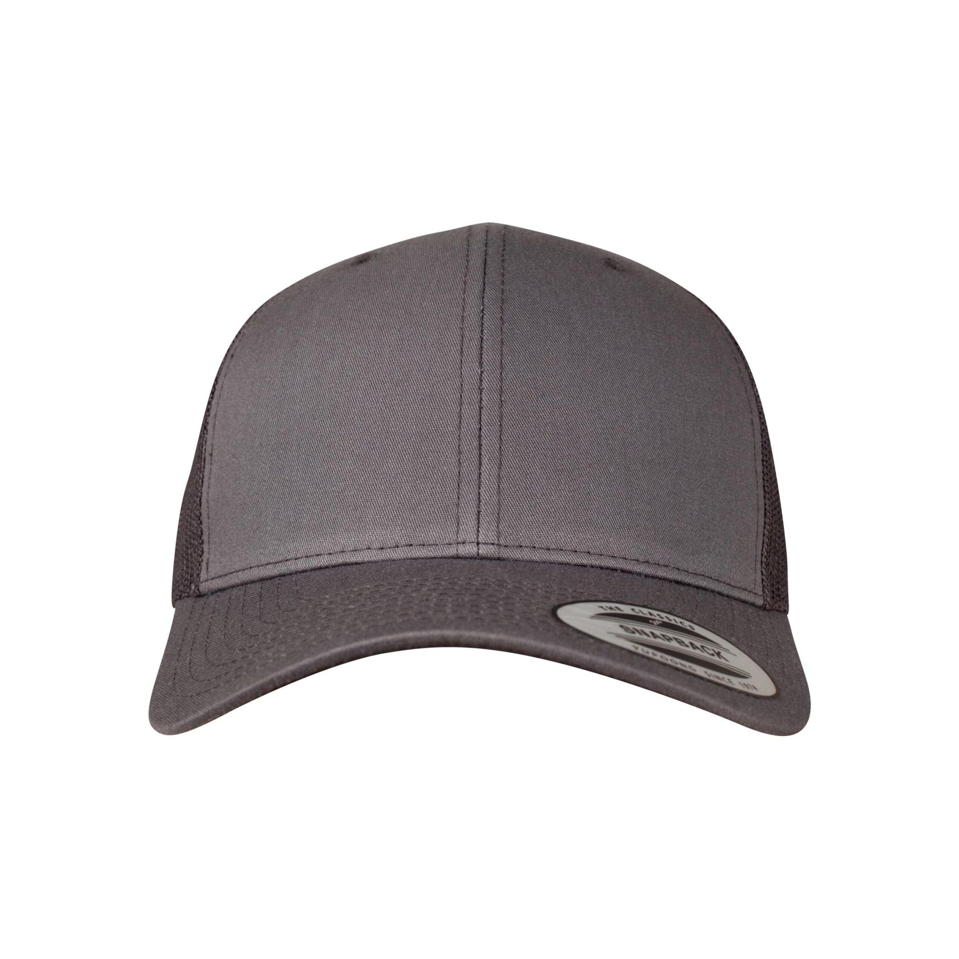 Dark Grey - Side - Flexfit Unisex Adult Retro Trucker Cap