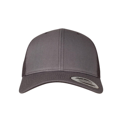 Dark Grey - Side - Flexfit Unisex Adult Retro Trucker Cap
