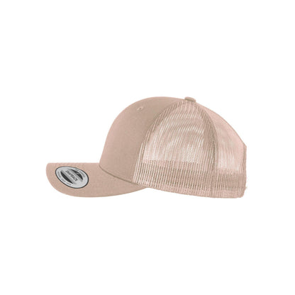 Khaki - Pack Shot - Flexfit Unisex Adult Retro Trucker Cap