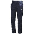 Navy Blue - Front - Helly Hansen Mens Manchester Work Trousers