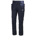 Navy Blue - Front - Helly Hansen Mens Manchester Work Trousers