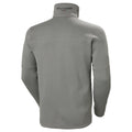 Mid Grey - Back - Helly Hansen Mens Kensington Half Zip Fleece Jacket