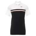 White-Black-Artic Orange - Front - Nike Mens Victory Colour Block Dri-FIT Polo Shirt