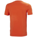 Dark Orange - Back - Helly Hansen Mens T-Shirt