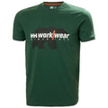 Green - Front - Helly Hansen Mens T-Shirt