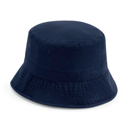 French Navy - Back - Beechfield Unisex Adult Recycled Polyester Bucket Hat
