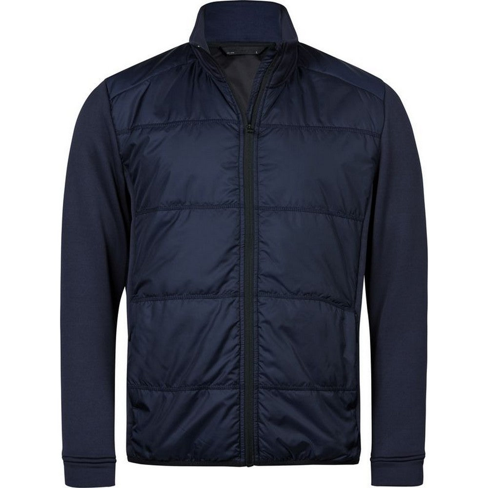 Navy - Front - Tee Jays Mens Hybrid Stretch Jacket