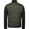 Deep Green-Black - Back - Tee Jays Mens Hybrid Stretch Jacket