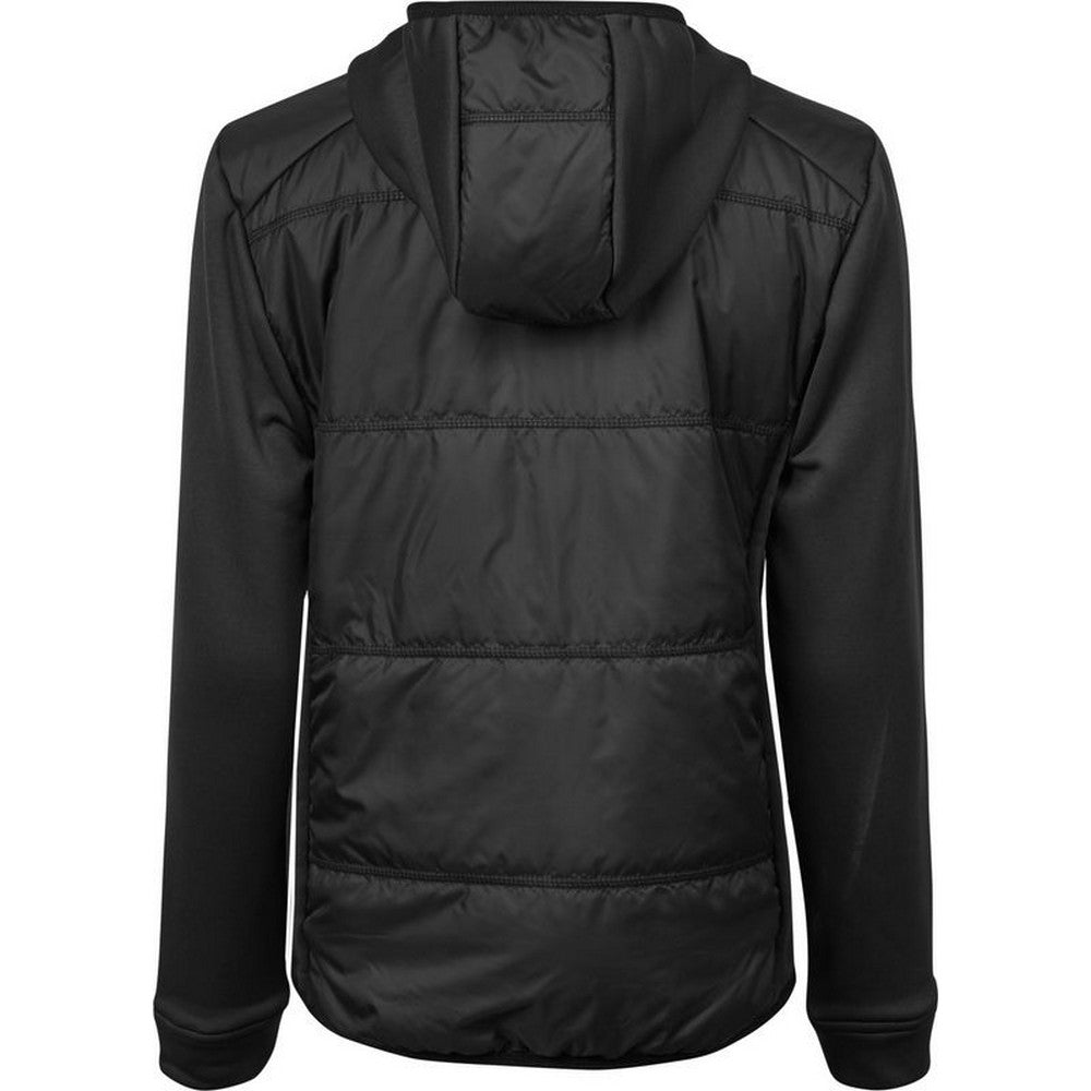 Black-Black - Back - Tee Jay Womens-Ladies Stretch Hooded Jacket