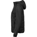 Black-Black - Lifestyle - Tee Jay Womens-Ladies Stretch Hooded Jacket