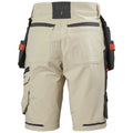 Sand-Ebony - Back - Helly Hansen Mens Kensington Cargo Shorts