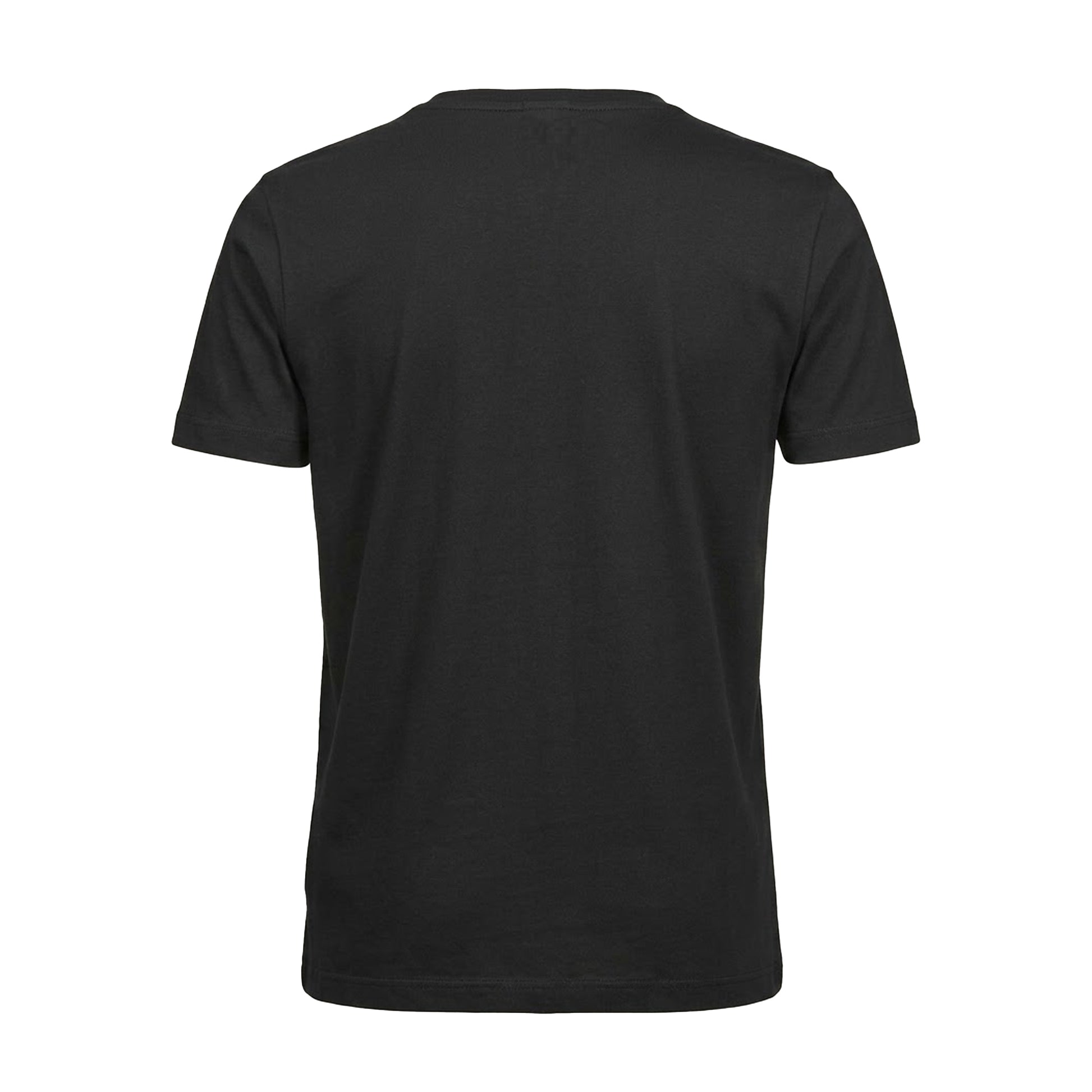 Black - Back - Tee Jay Mens Soft Touch V Neck Fashion T-Shirt