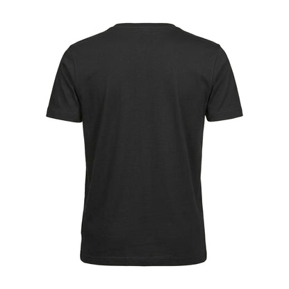 Dark Grey - Back - Tee Jay Mens Soft Touch V Neck Fashion T-Shirt