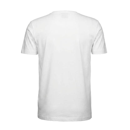 White - Back - Tee Jay Mens Soft Touch V Neck Fashion T-Shirt