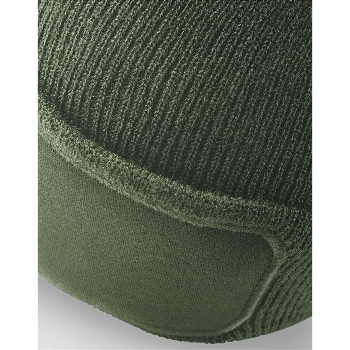 Olive Green - Lifestyle - Beechfield Unisex Adult Original Patch Beanie