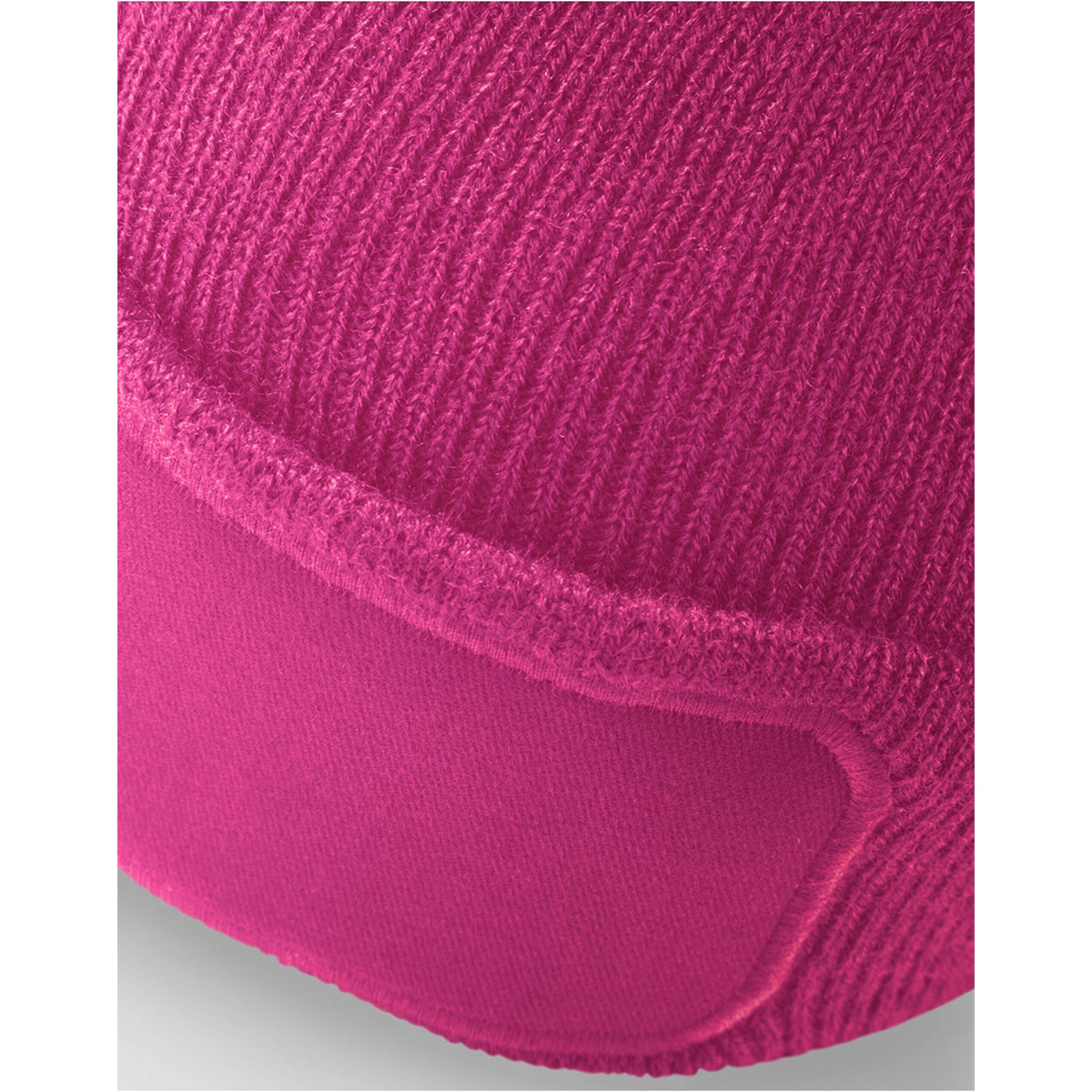 Fuchsia - Lifestyle - Beechfield Unisex Adult Original Patch Beanie