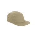 Desert Sand - Front - Beechfield Unisex Adult Canvas 5 Panel Baseball Cap