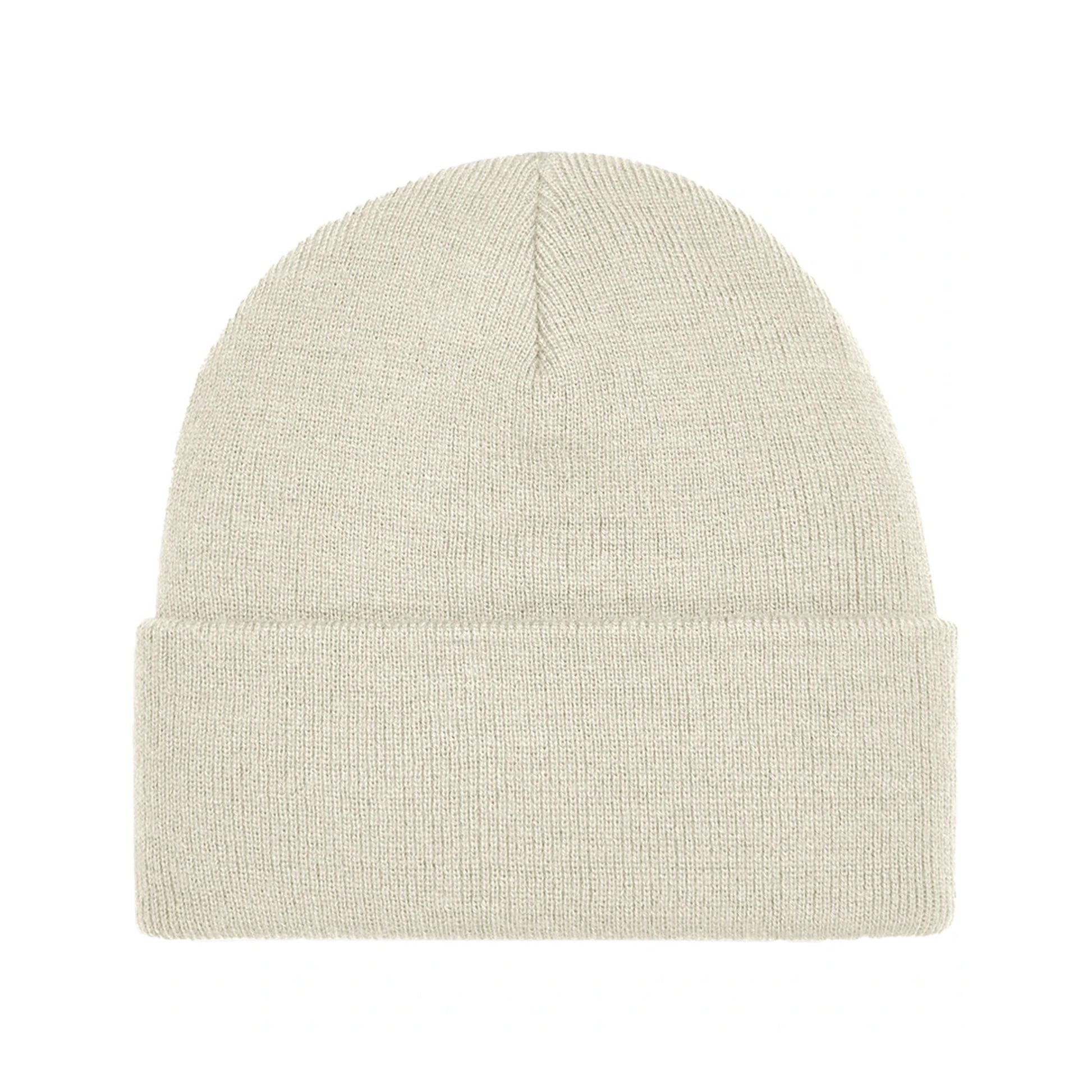 Almond - Back - Beechfield Unisex Adult Original Deep Cuffed Beanie