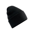 Black - Front - Beechfield Unisex Adult Original Deep Cuffed Beanie