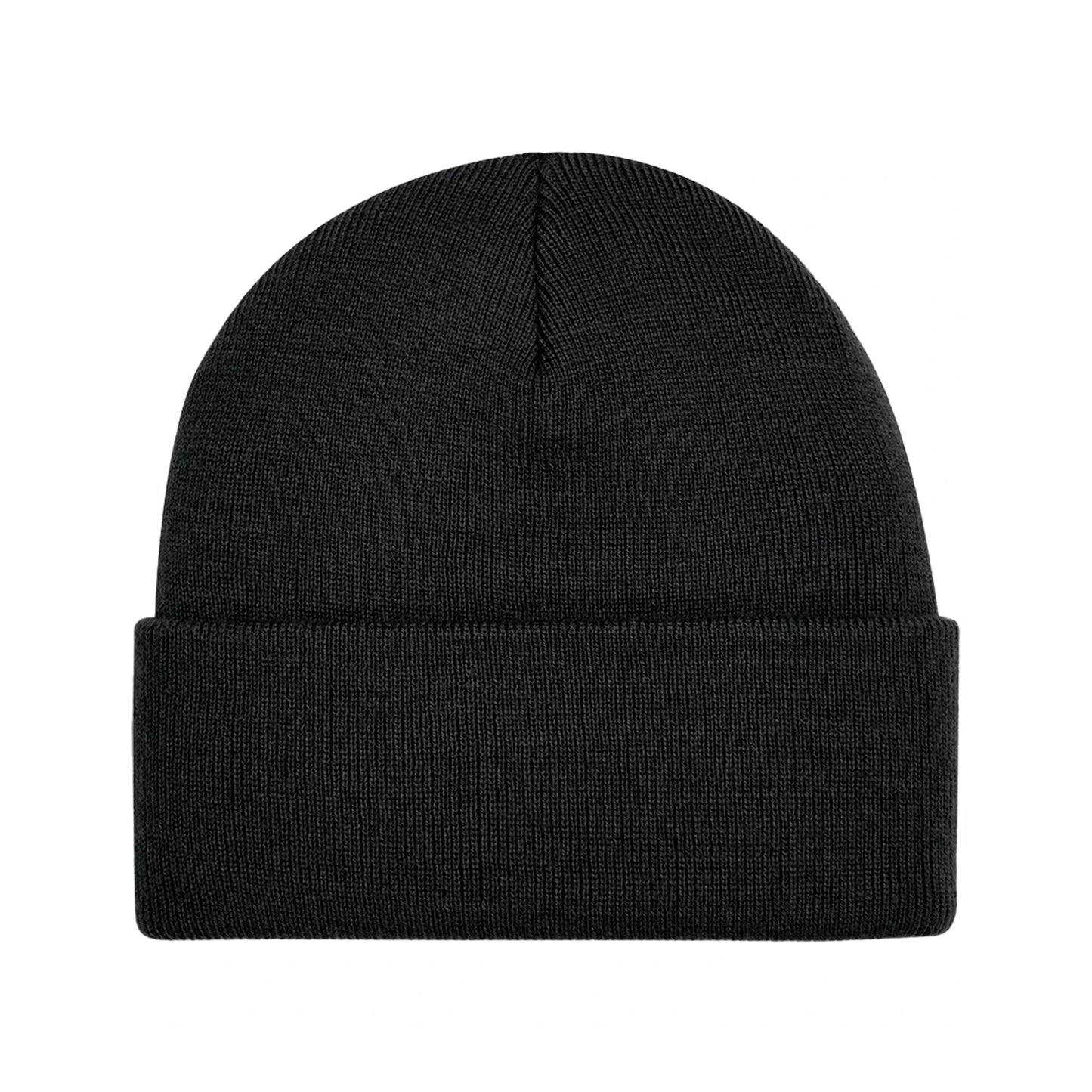 Black - Back - Beechfield Unisex Adult Original Deep Cuffed Beanie
