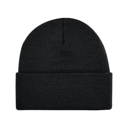 Black - Back - Beechfield Unisex Adult Original Deep Cuffed Beanie