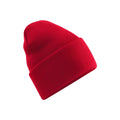 Classic Red - Front - Beechfield Unisex Adult Original Deep Cuffed Beanie