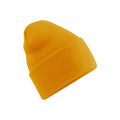 Mustard - Front - Beechfield Unisex Adult Original Deep Cuffed Beanie