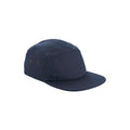 Oxford Navy - Front - Beechfield Unisex Adult Organic Cotton 5 Panel Baseball Cap