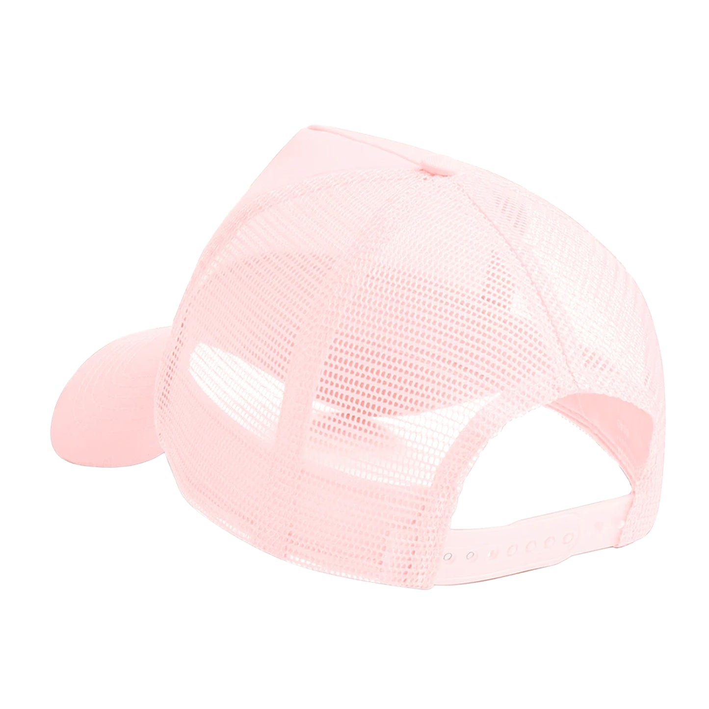 Pastel Pink - Back - Beechfield Childrens-Kids Snapback Trucker Cap