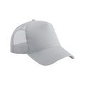 Light Grey - Front - Beechfield Childrens-Kids Snapback Trucker Cap