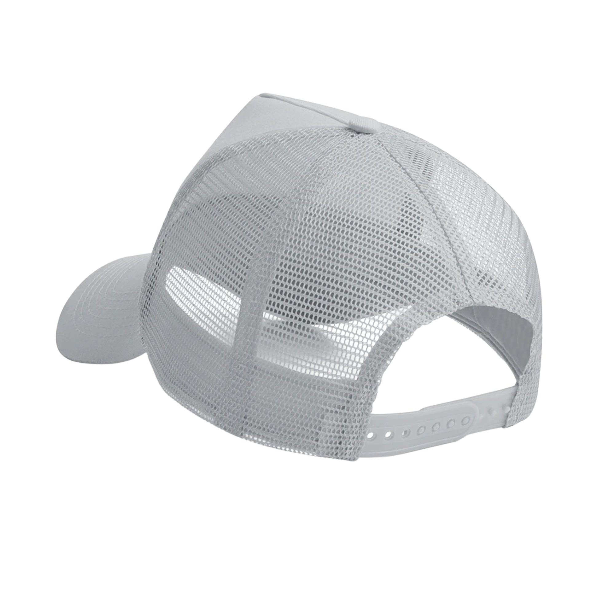 Light Grey - Back - Beechfield Childrens-Kids Snapback Trucker Cap