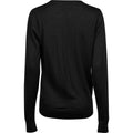Black - Back - Tee Jays Womens-Ladies Crew Neck Sweatshirt