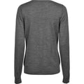 Grey Melange - Back - Tee Jays Womens-Ladies Crew Neck Sweatshirt