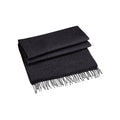 Charcoal - Front - Beechfield Unisex Adult Classic Woven Scarf