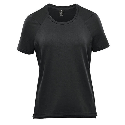 Black - Front - Stormtech Womens-Ladies Tundra Short-Sleeved T-Shirt