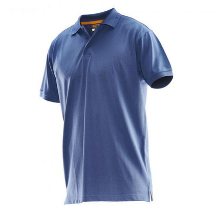 Navy - Front - Jobman Mens Plain Polo Shirt