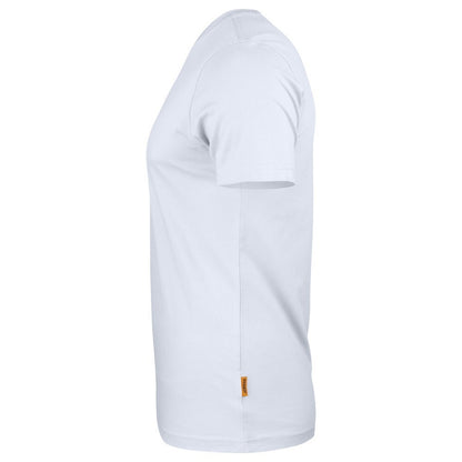 White - Lifestyle - Jobman Mens Jersey T-Shirt