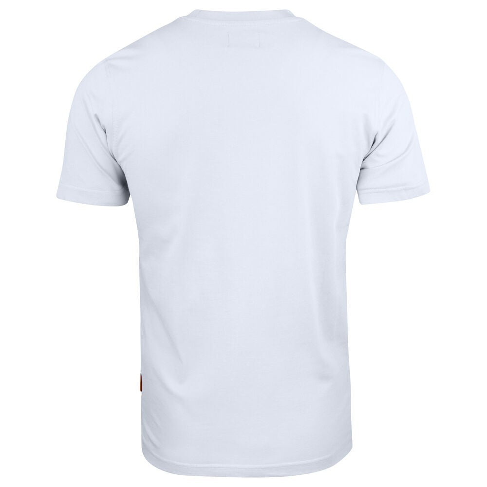 White - Back - Jobman Mens Jersey T-Shirt