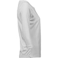 White - Side - Tee Jays Womens-Ladies Stretch 3-4 Sleeve T-Shirt