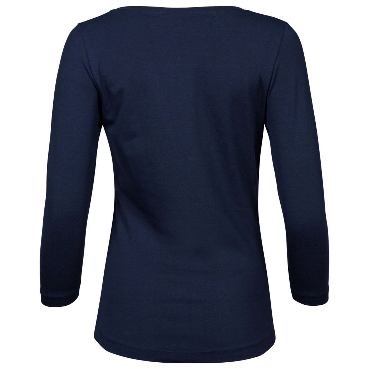Navy - Back - Tee Jays Womens-Ladies Stretch 3-4 Sleeve T-Shirt